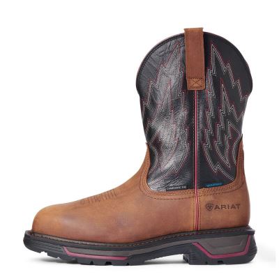 Ariat Big Rig Waterproof - Werkschoenen Bruin Heren - 33240-203